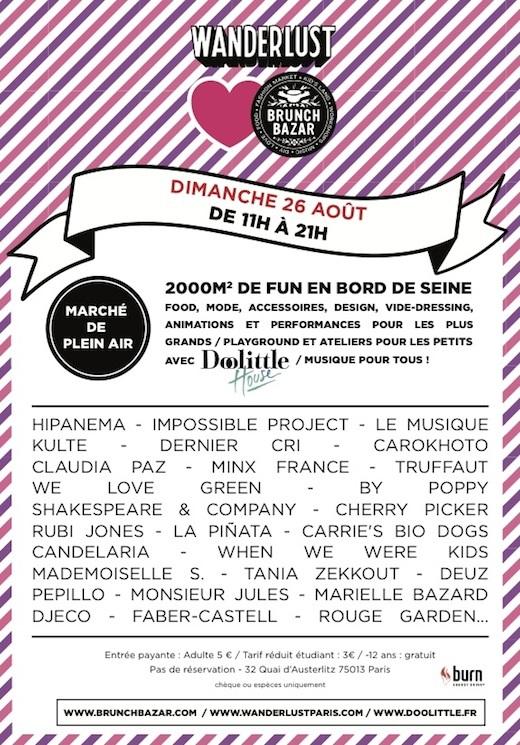 Vous faites quoi dimanche les filles ?