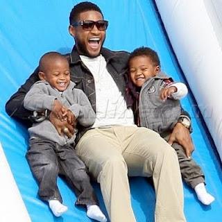 Usher obtient la garde de ses enfants