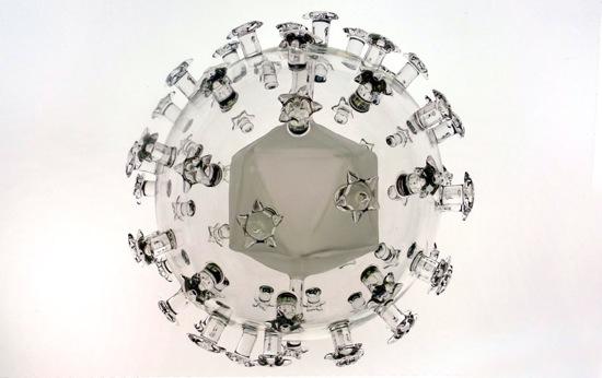 Les virus en verre de Luke Jerram - 7