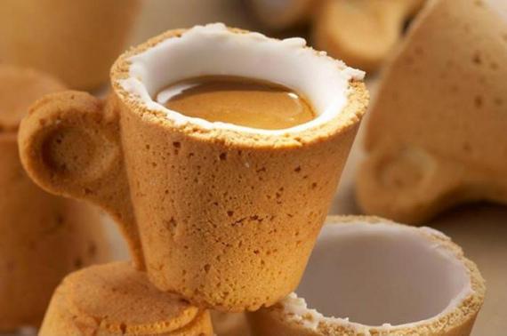 Café : découvrez la tasse comestible en cookie !