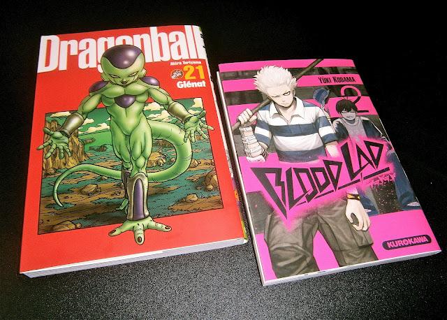 Mes derniers achats manga : Dragon Ball Tome 21 & Blood Laid Tome 2