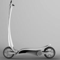 Le scooter électrique CT-S, vue de profile
