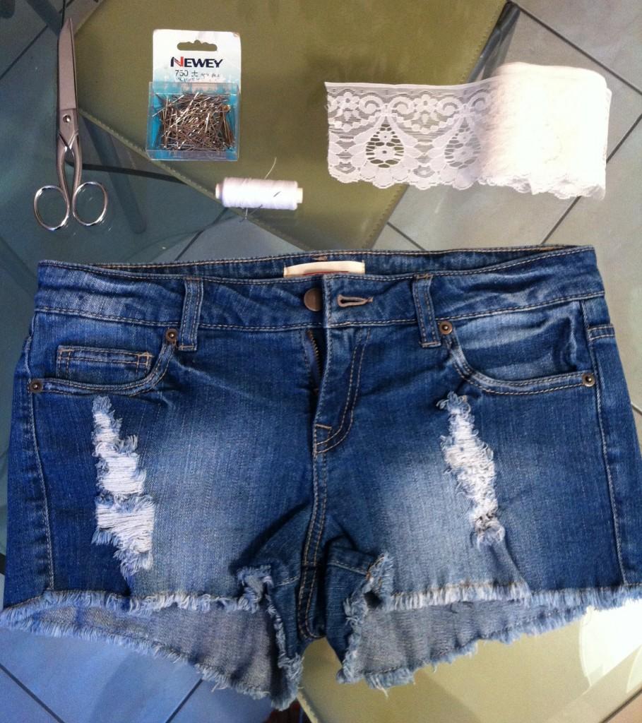 DIY – Le short en dentelle