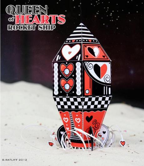 Papertoy ‘Queen of Hearts’ de Bratliff