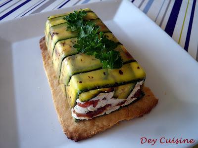 Terrine au fromage frais & légumes d'été, le défi de Dey/My