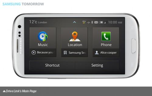 Une application Samsung pour utiliser son téléphone en conduisant