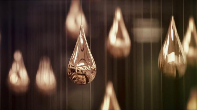 Une pluie d’or à l’aéroport de Singapour