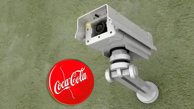 Les caméras de sécurité de Coca Cola