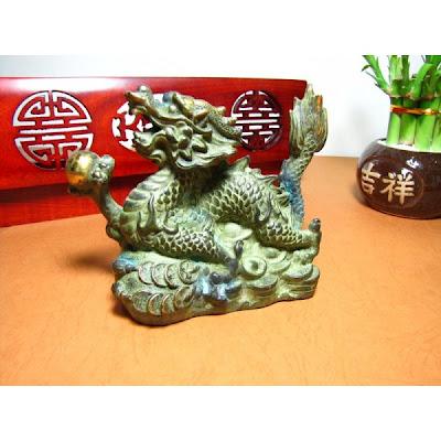 Dragon impé﻿rial en bronze en promotion