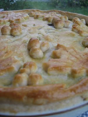 Tarte aux bleuets et à l'érable