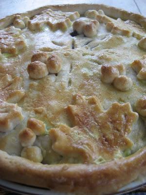 Tarte aux bleuets et à l'érable