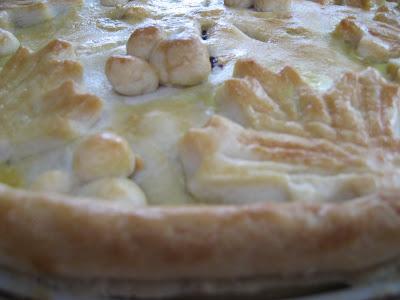 Tarte aux bleuets et à l'érable