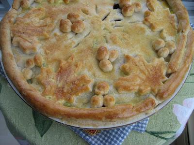 Tarte aux bleuets et à l'érable