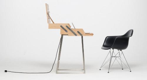 Klippen Klappen le bureau boite à outils par Gregor Korolewicz