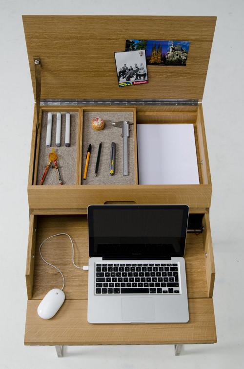 Klippen Klappen le bureau boite à outils par Gregor Korolewicz