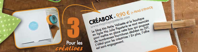 La CréaBox dans le Creative Magazine