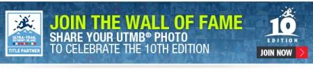 The North Face® UTMB® 2012 – Partagez vos photos souvenirs sur le Wall of Fame