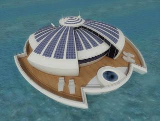 Concept : l'hôtel écologique de luxe flottant