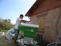 Chantier coup de main : ouate de cellulose