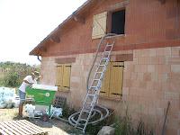 Chantier coup de main : ouate de cellulose