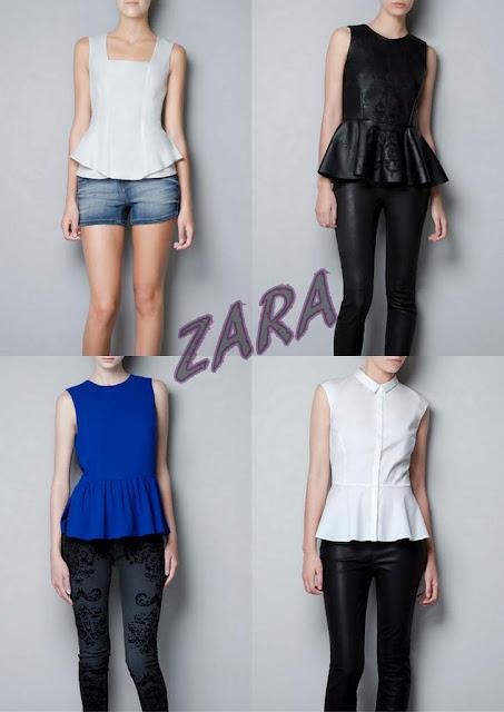 Tendance rentrée 2012: les tops peplum!