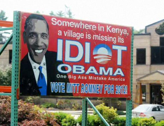 USA: Des panneaux anti-Obama à l’affiche (Buzz)