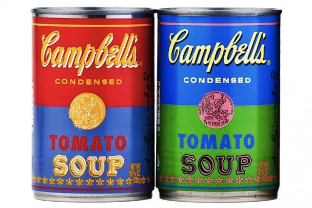 Les 50 ans des boîtes de soupe Campbell’s d’Andy Warhol