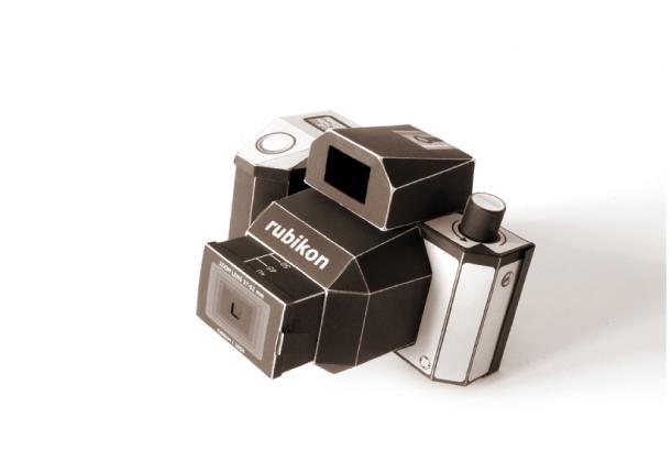 Blog_Paper_Toy_papercraft_Rubikon_Pinhole_Camera_pic5 Sténopé RUBIKON en papercraft