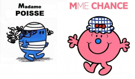 madame chance et madame poisse, avoir du bol, avoir du cul, malchance, scoumoune, baraka, 