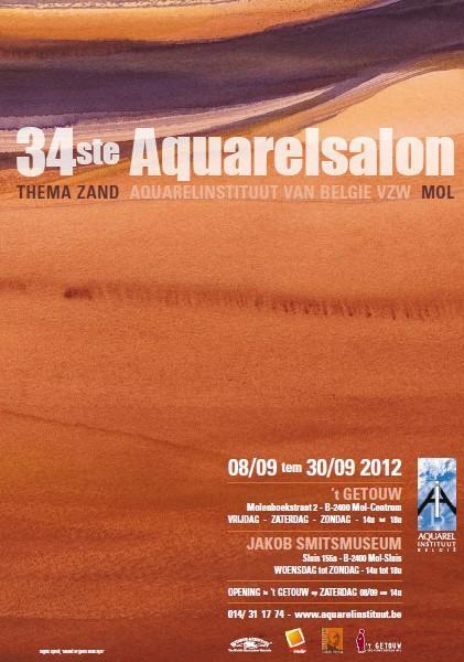 34ste Aquarelsalon  -Aquarel Institut van Belgie –  Mol