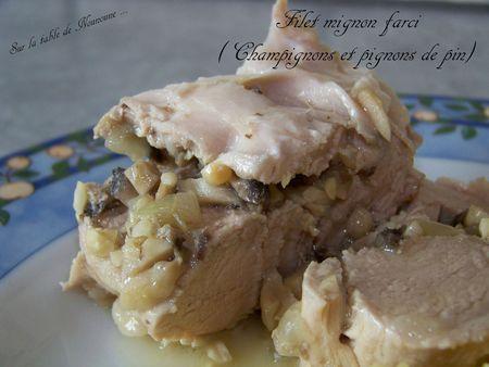 Filet mignon farci champignons et pignons de pin 2