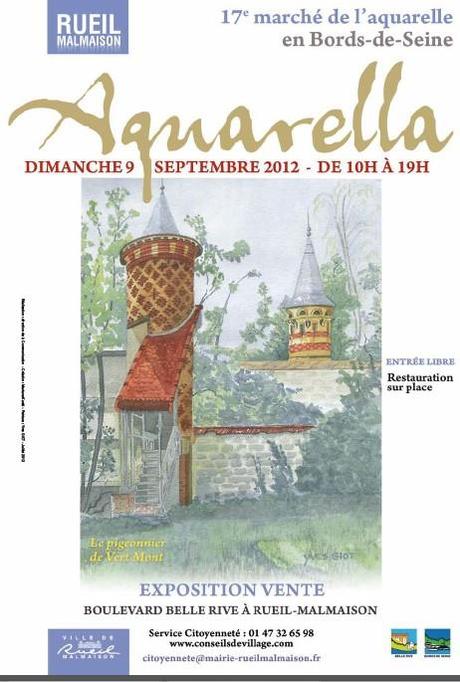 Aquarella – 17ème Marché de l’aquarelle – Bords de Seine à Rueil-Malmaison