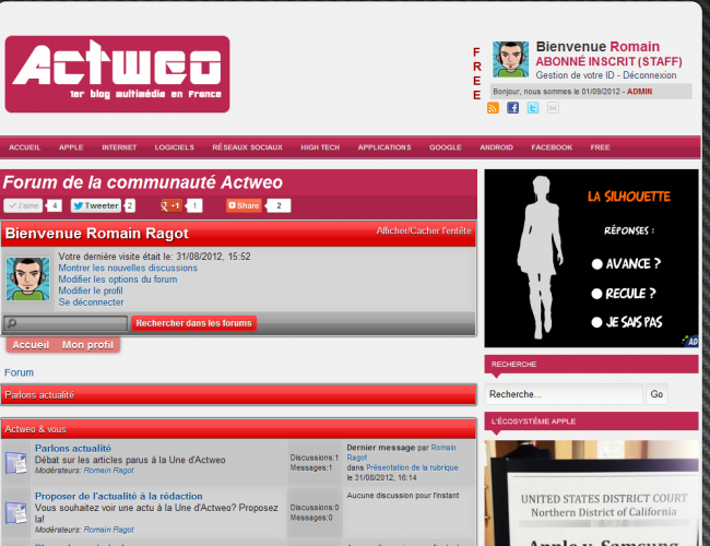 Actweo Network lance le forum de la communauté Actweo.com