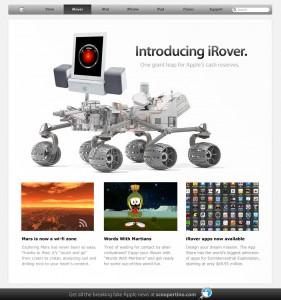rover web 281x300 Mieux que l’iPhone 5 ? iRover ou quand Apple se lance dans la conquête spatiale !