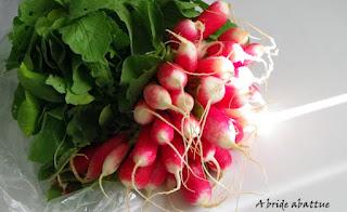 C'est l'été on substitue ... les radis aux cornichons