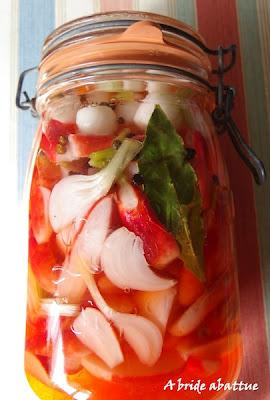 C'est l'été on substitue ... les radis aux cornichons