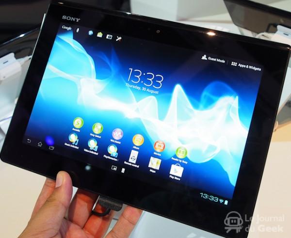 Prise en main de la Sony Xperia Tablet S