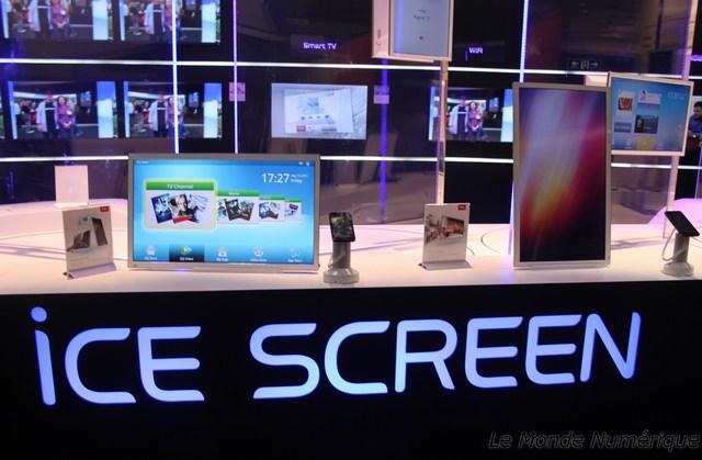 IFA 2012 : TCL lance le concept d’Ice Screen, un écran connecté dédié à la diffusion de médias