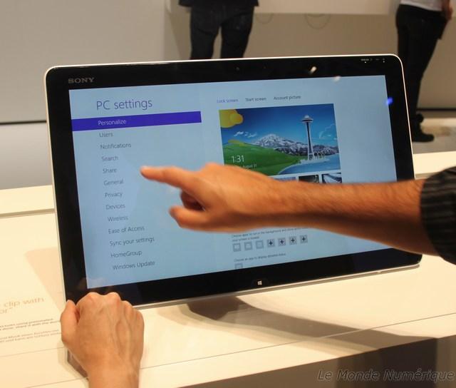 IFA 2012 : Sony présente l’ordinateur tout-en-un/tablette tactile VAIO Tap 20