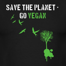 save the planet, go vegan végatarisme