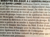 ministre délégué l’Agroalimentaire lundi dans Gard