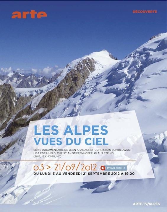 Les Alpes vues du ciel pendant trois semaines sur Arte