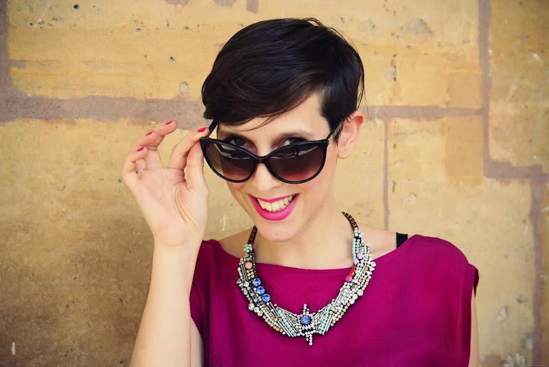 # Du fuchsia et des colonnes #