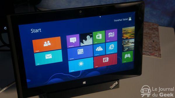 Prise en main : Lenovo Thinkpad Tablet 2