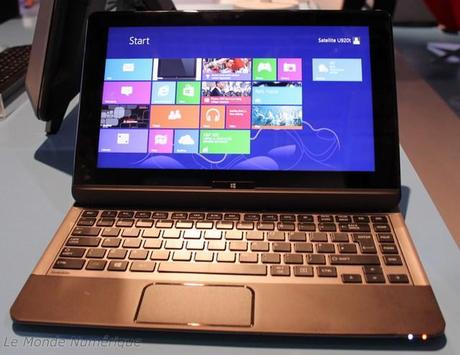 IFA 2012 : Toshiba Satellite U920t, un ordinateur portable Ultrabook convertible en une tablette tactile sous Windows 8