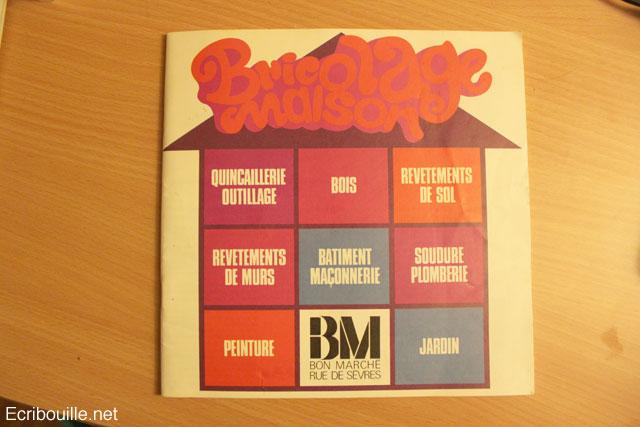 Un catalogue vintage : 1971, Bricolage maison, Le Bon Marché rue de Sèvres