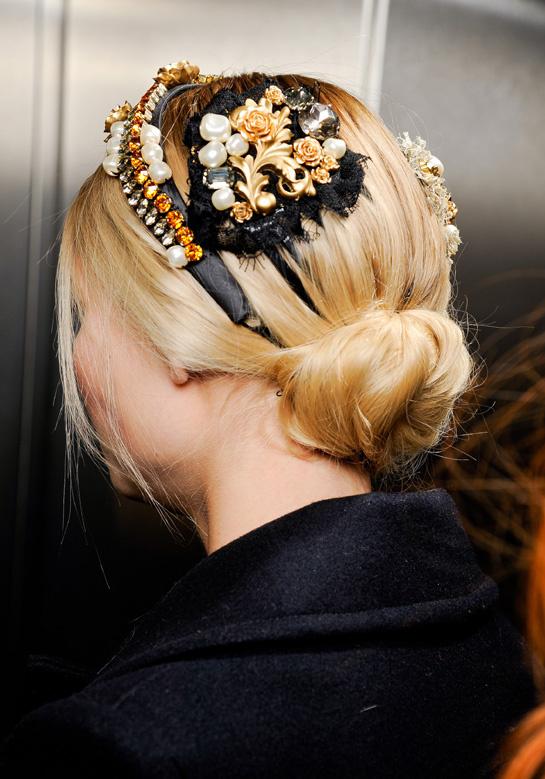 Le cheveu suréquipé chez Dolce &Gabbana