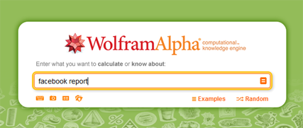 Analyser votre compte Facebook grâce à Wolfram Alpha