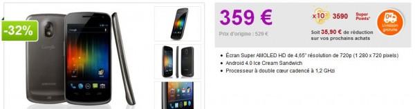 [Offre JDG] Samsung Galaxy Nexus à 359€
