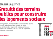 Gratuité terrains publics pour construire logements sociaux